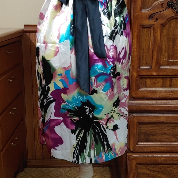 Dooney & Bourke Vintage Surplice Bust Cocktail Dress No Size Tag - Picture 8 of 13